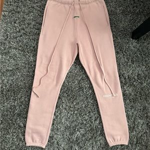 Rare pink essentials joggers